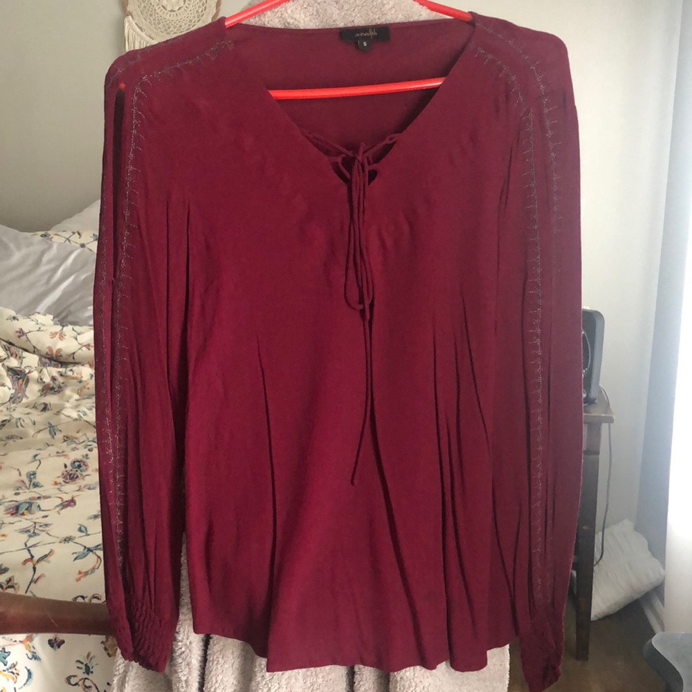 Versona sheer top